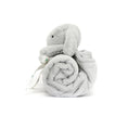 Load image into Gallery viewer, Jellycat Bashful Silver Bunny Blankie BLNK4BS 2
