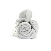Load image into Gallery viewer, Jellycat Bashful Silver Bunny Blankie BLNK4BS 2

