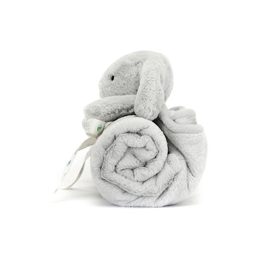 Jellycat Bashful Silver Bunny Blankie BLNK4BS 2