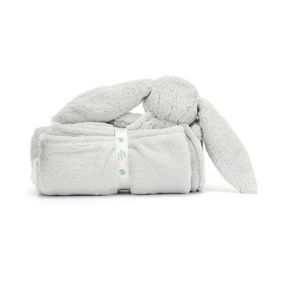Jellycat Bashful Silver Bunny Blankie BLNK4BS 3