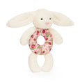 Load image into Gallery viewer, Jellycat Blossom Cream Bunny Berry Ring Rattle BRR4MS 1
