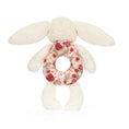 Load image into Gallery viewer, Jellycat Blossom Cream Bunny Berry Ring Rattle BRR4MS 4
