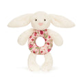 Load image into Gallery viewer, Jellycat Blossom Cream Bunny Berry Ring Rattle BRR4MS 2
