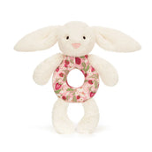 Load image into Gallery viewer, Jellycat Blossom Cream Bunny Berry Ring Rattle BRR4MS 2
