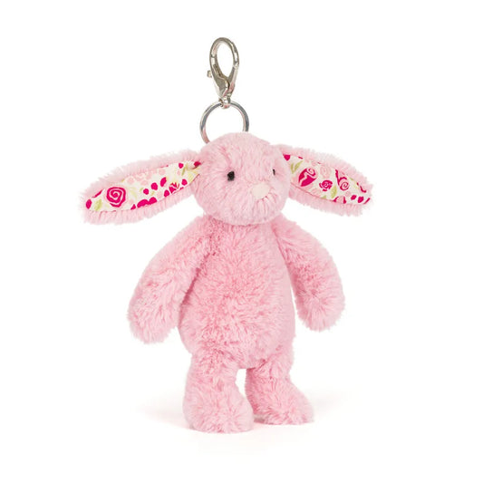 Jellycat Blushkin Blossom Bunny Bag Charm BP4ROSE 1