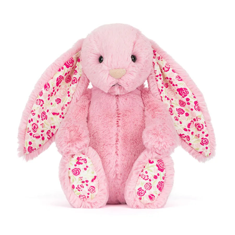 Jellycat Blushkin Blossom Luxe Bunny Medium BAS3ROSE 5