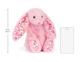 Load image into Gallery viewer, Jellycat Blushkin Blossom Luxe Bunny Medium BAS3ROSE 6
