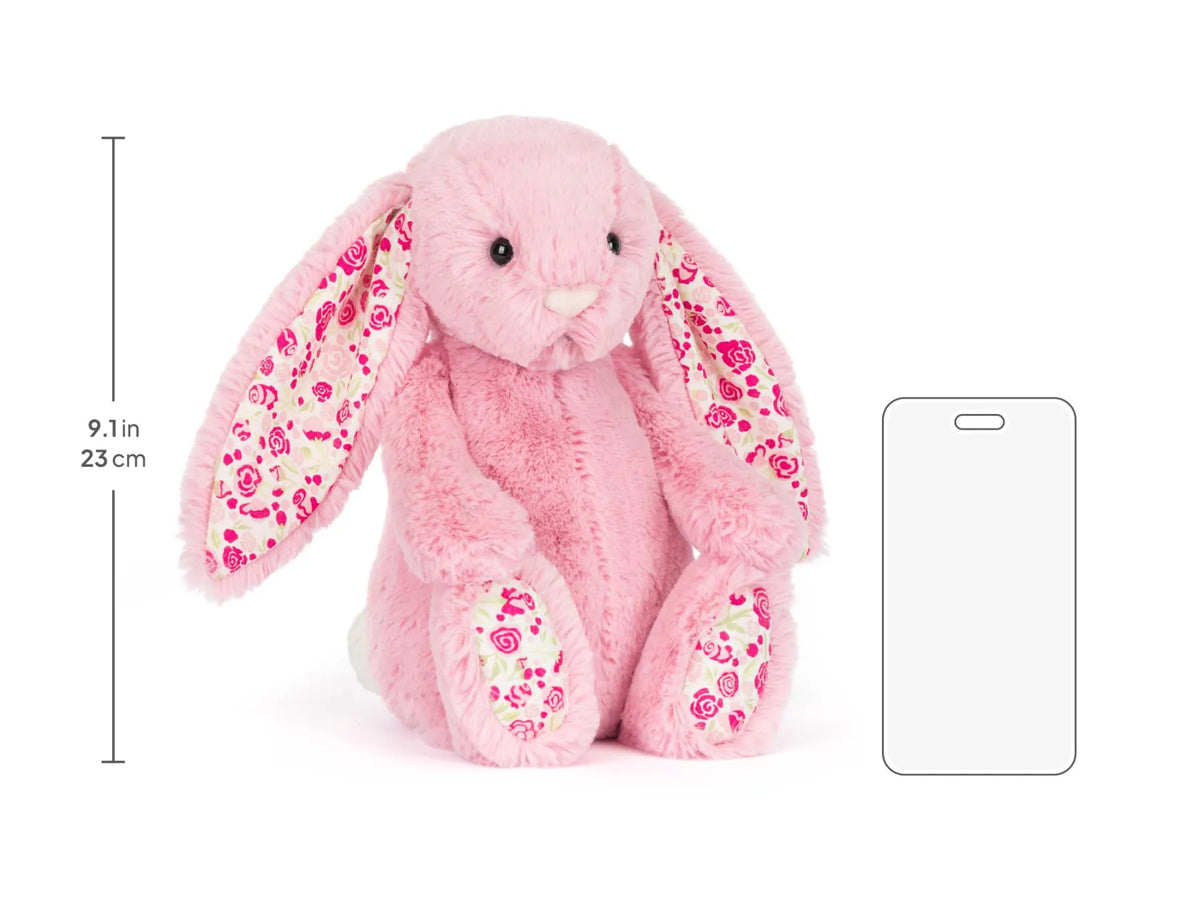 Jellycat Blushkin Blossom Luxe Bunny Medium BAS3ROSE 6