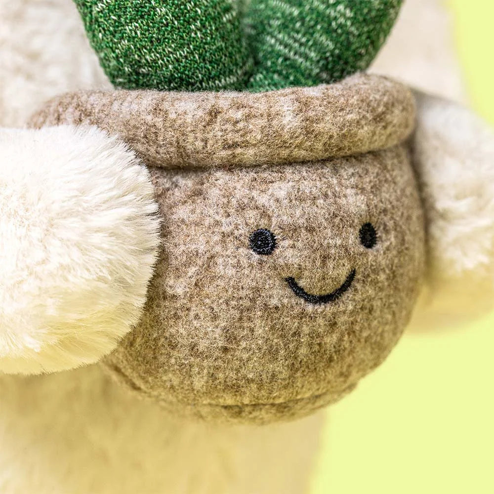 Jellycat Cream Bunny with Plant BB3PLA 2