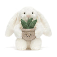 Load image into Gallery viewer, Jellycat Cream Bunny with Plant BB3PLA 3
