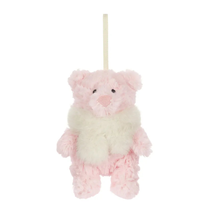 Jellycat Leola Bear Winter Warmer Decoration BARL6D 2