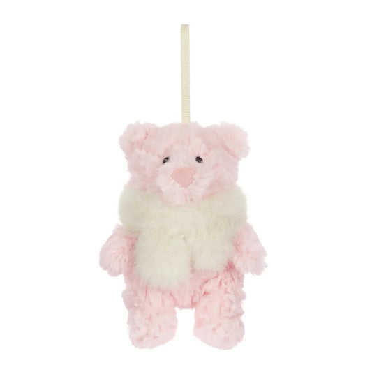 Jellycat Leola Bear Winter Warmer Decoration BARL6D 2