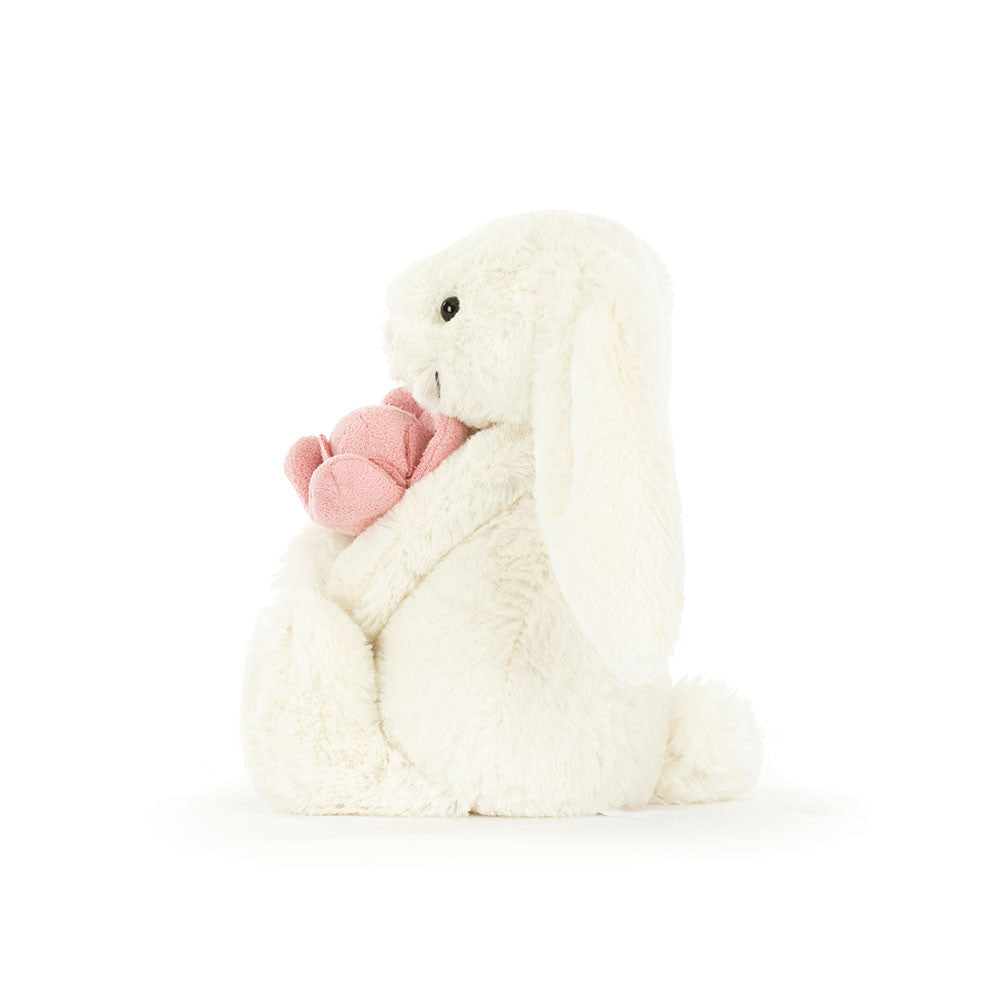 Jellycat Bashful Bunny With Peony Small – Hugglemoo