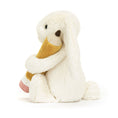 Load image into Gallery viewer, Jellycat Bashful Bunny with Pencil BB6PEN 3

