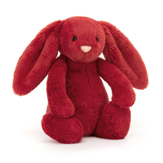 Jellycat Bashful Cranberry Bunny Little BASS6CRAN 1