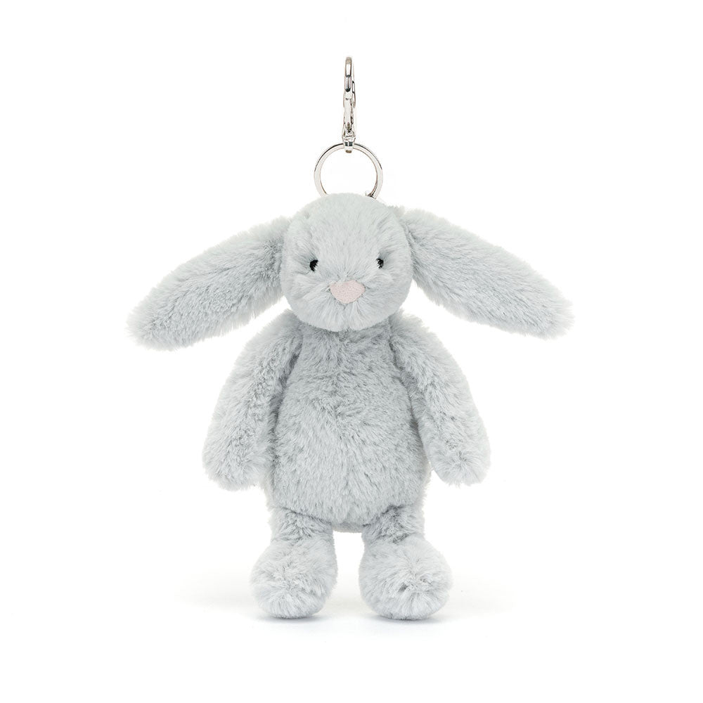 Jellycat Bashful Silver Bunny Bag Charm BAS4BOBC 1