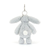 Load image into Gallery viewer, Jellycat Bashful Silver Bunny Bag Charm BAS4BOBC 4
