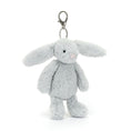 Load image into Gallery viewer, Jellycat Bashful Silver Bunny Bag Charm BAS4BOBC 2
