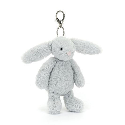 Jellycat Bashful Silver Bunny Bag Charm BAS4BOBC 2