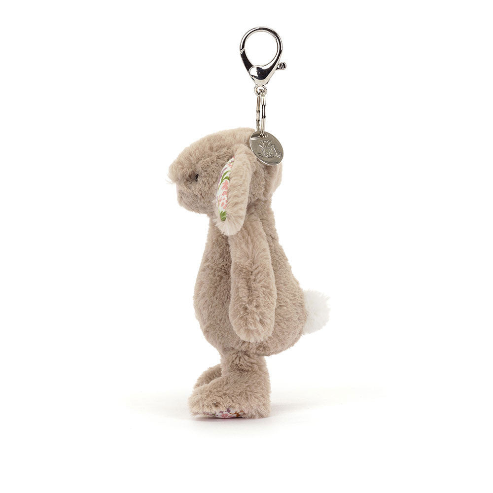 Jellycat Blossom Beige Bunny Petal Bag Charm BAS4BMBC 3