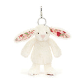 Load image into Gallery viewer, Jellycat Blossom Cream Bunny Berry Bag Charm BAS4MSBC 1
