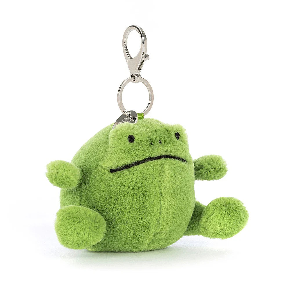 Jellycat Ricky Rain Frog Bag Charm RR4BCFN 1