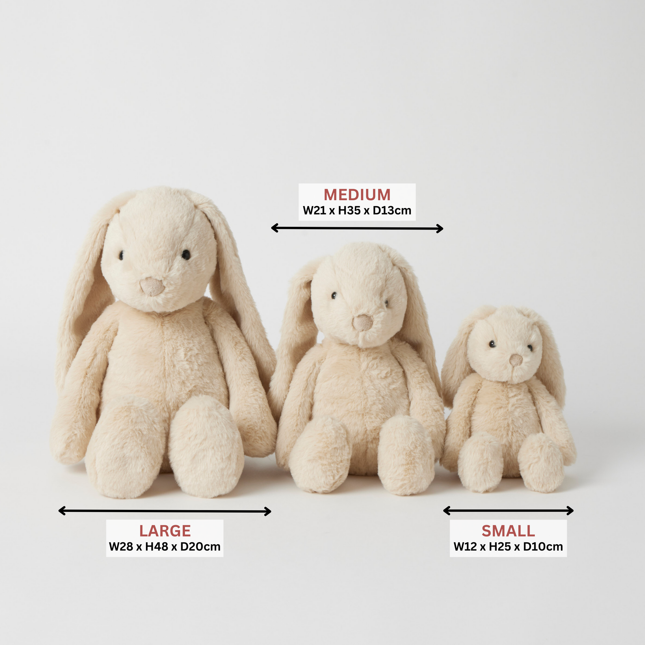 Jiggle & Giggle Beige Bunny Medium JCST445 4