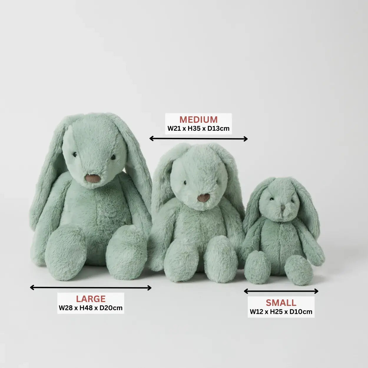 Jiggle & Giggle Green Bunny Small