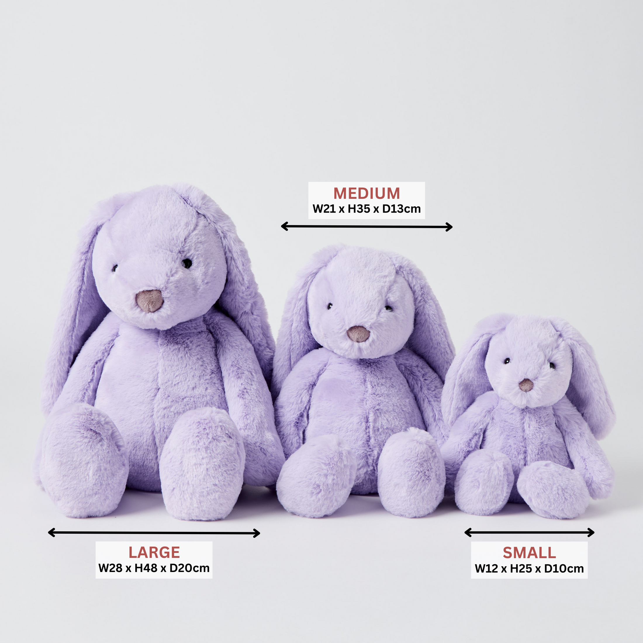 Jiggle & Giggle Lilac Bunny Large JCST472 3