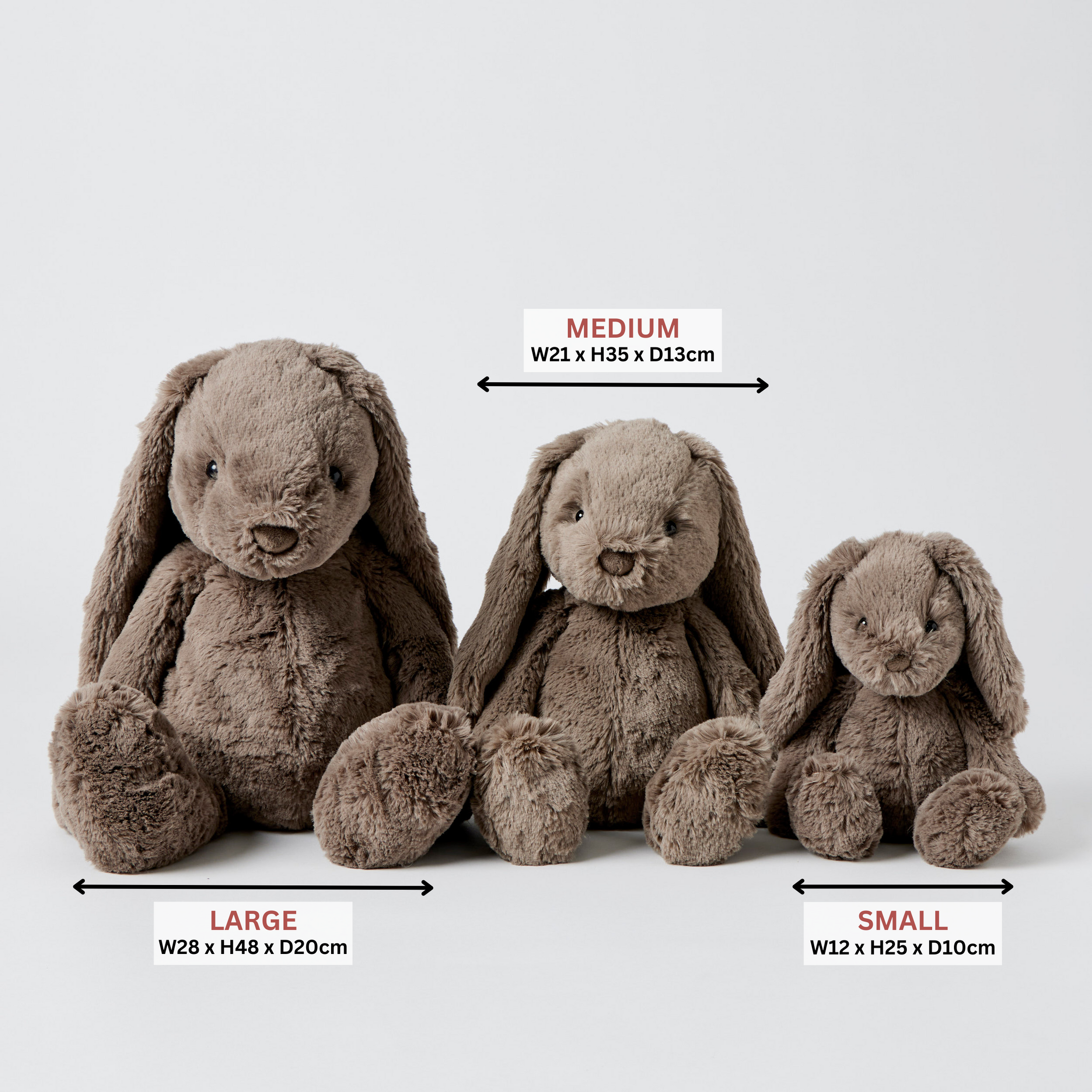 Jiggle & Giggle Mocha Bunny Small JCST467 3