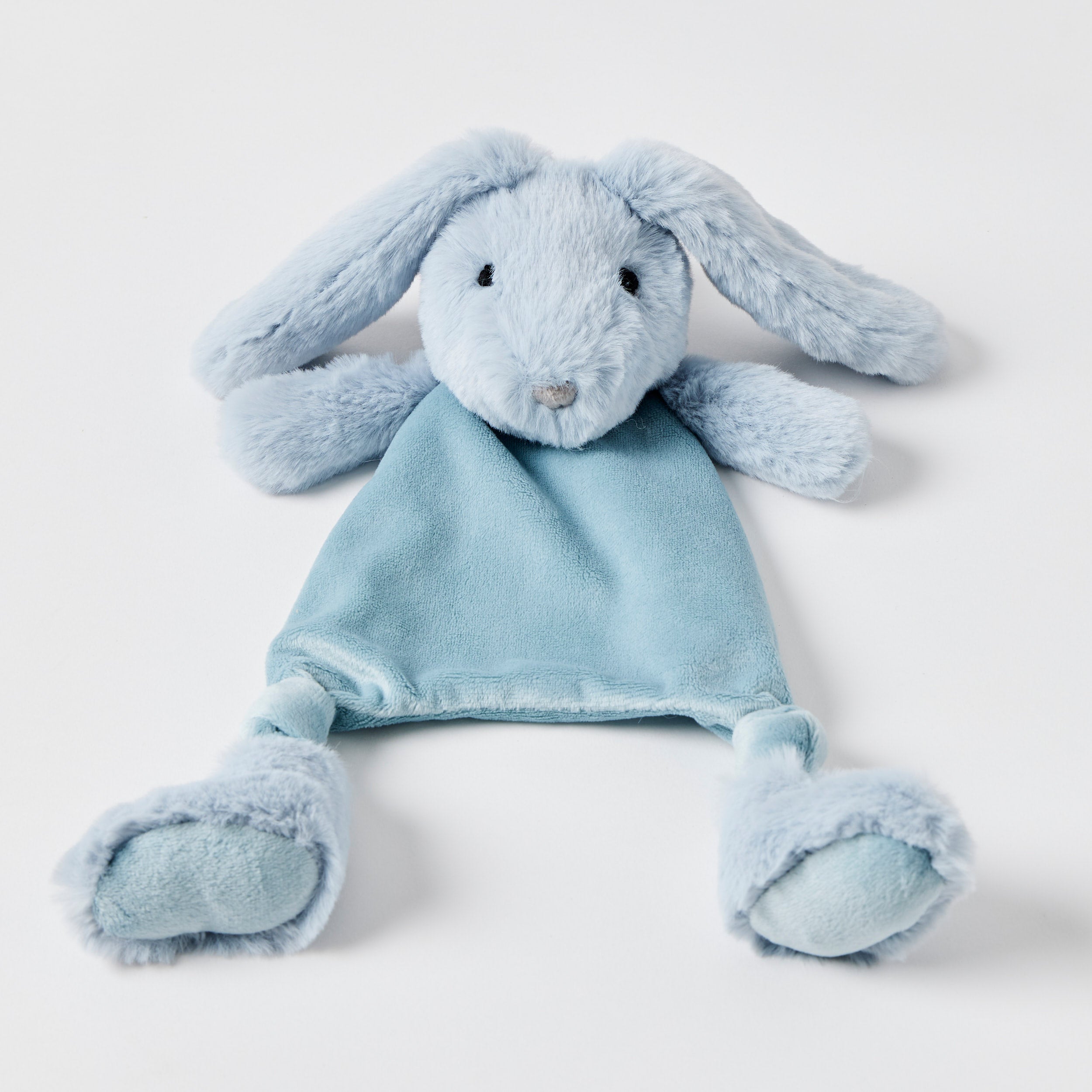 Jiggle & Giggle Pale Blue Bunny Comforter – Hugglemoo