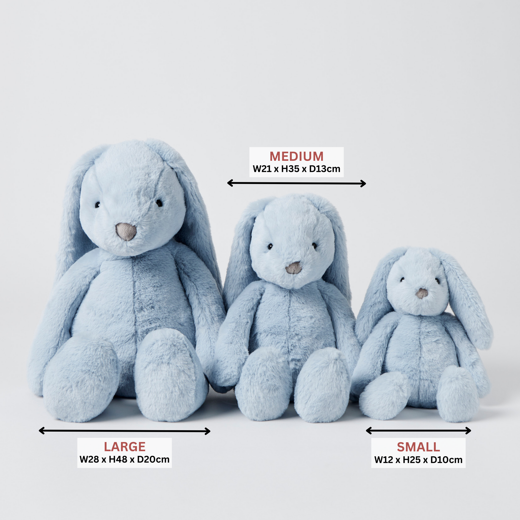 Jiggle & Giggle Pale Blue Bunny Small JCST473 3