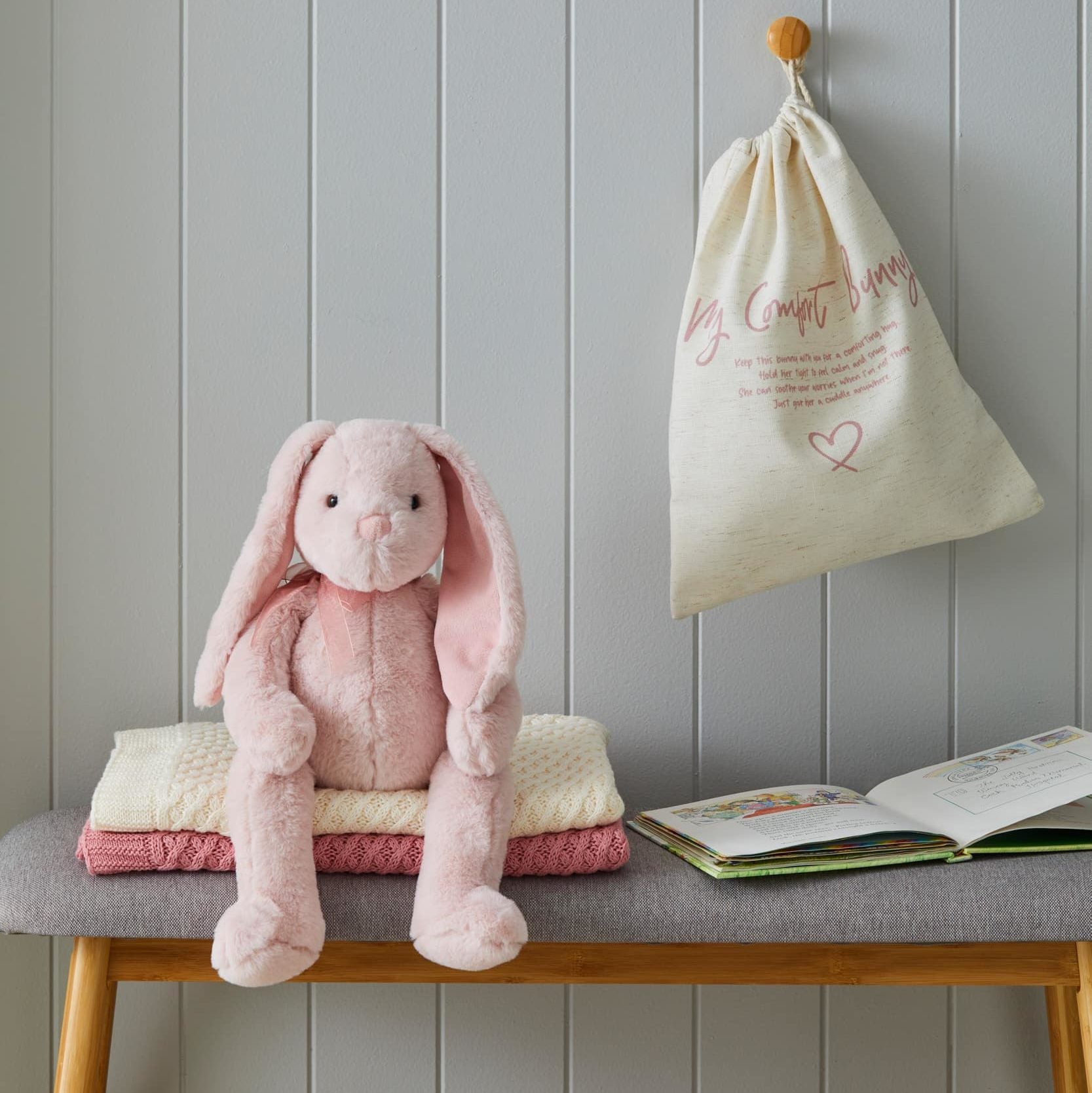 Jiggle & Giggle Penny the Comfort Bunny JCST357 3
