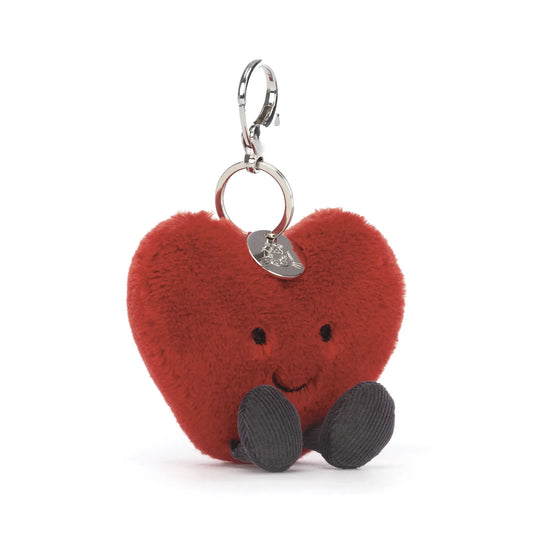 Jellycat Amuseables Heart Bag Charm AH4BC 2
