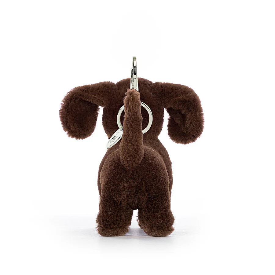 Jellycat Otto Sausage Dog Bag Charm OT4BCSDN 4