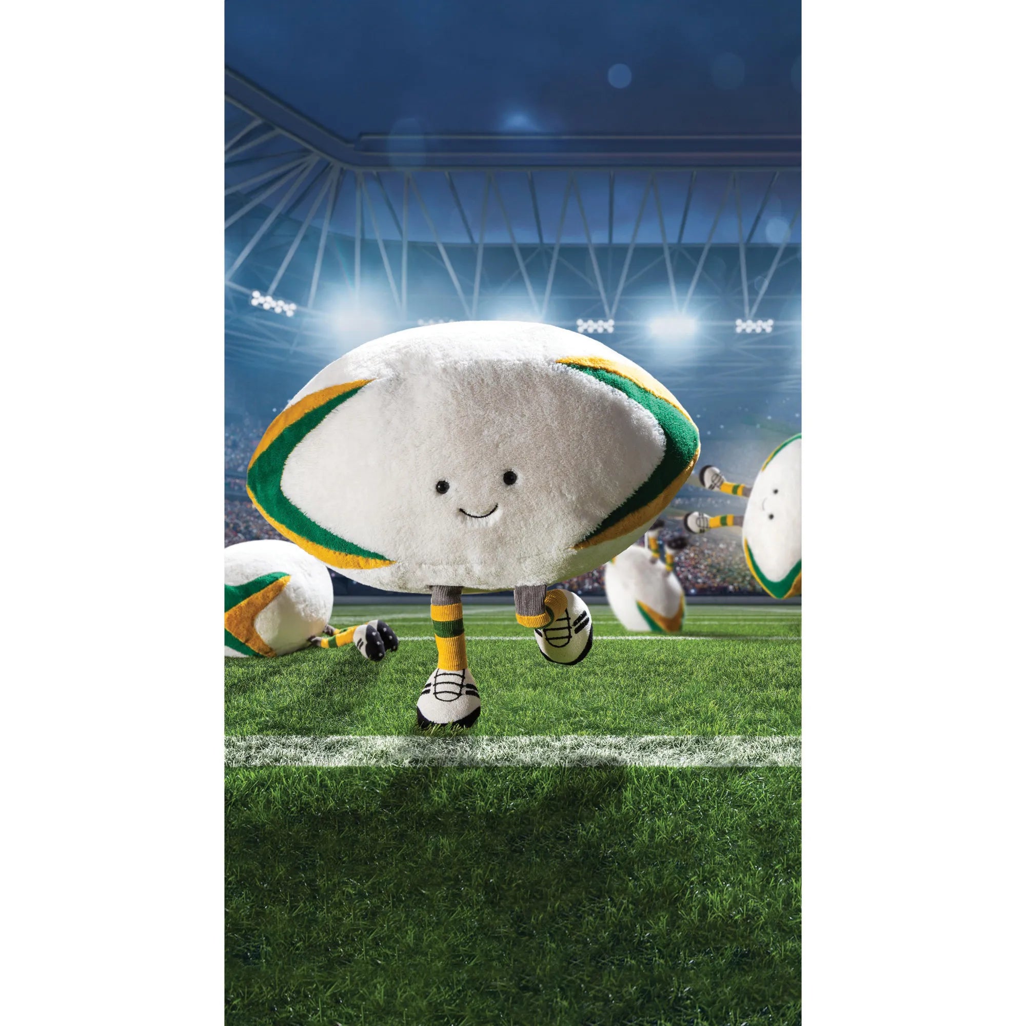 Jellycat Amuseables Sports Australian Rugby Ball – Hugglemoo