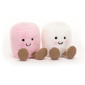 Load image into Gallery viewer, Jellycat Amuse Pnk/Wht Marshmallows A6MPWN 2
