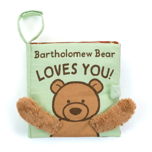 JELLYCAT BARTHOLOMEW BEAR LOVES YOU BOOK BK4BBRLY 1
