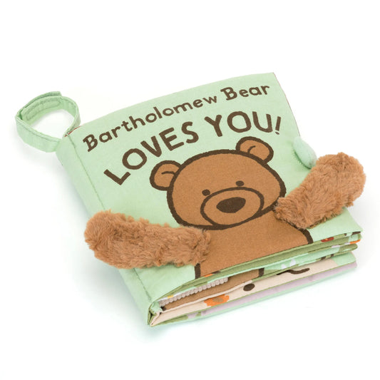 JELLYCAT BARTHOLOMEW BEAR LOVES YOU BOOK BK4BBRLY 2