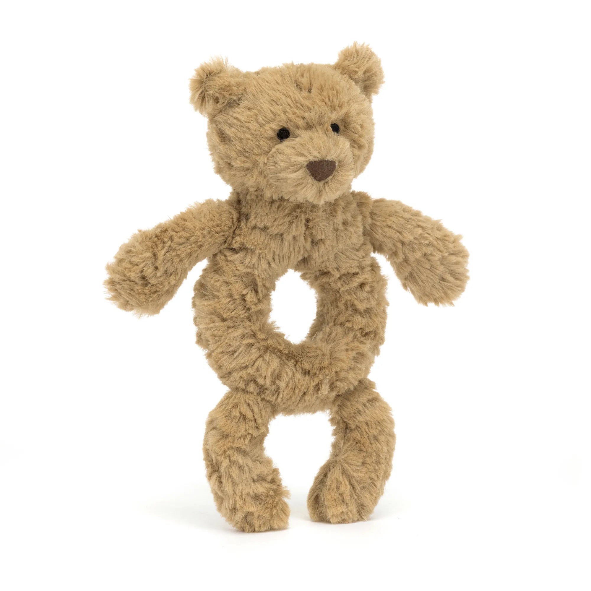 JELLYCAT BARTHOLOMEW BEAR RING RATTLE BAR4RR 2