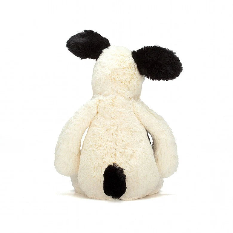 Jellycat Bashful Black  Cream Puppy Small BASS6BCPN 3