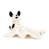 Load image into Gallery viewer, Jellycat Bashful Black Cream Puppy Soother SOPP4BC 2

