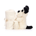 Load image into Gallery viewer, Jellycat Bashful Black Cream Puppy Soother SOPP4BC 3
