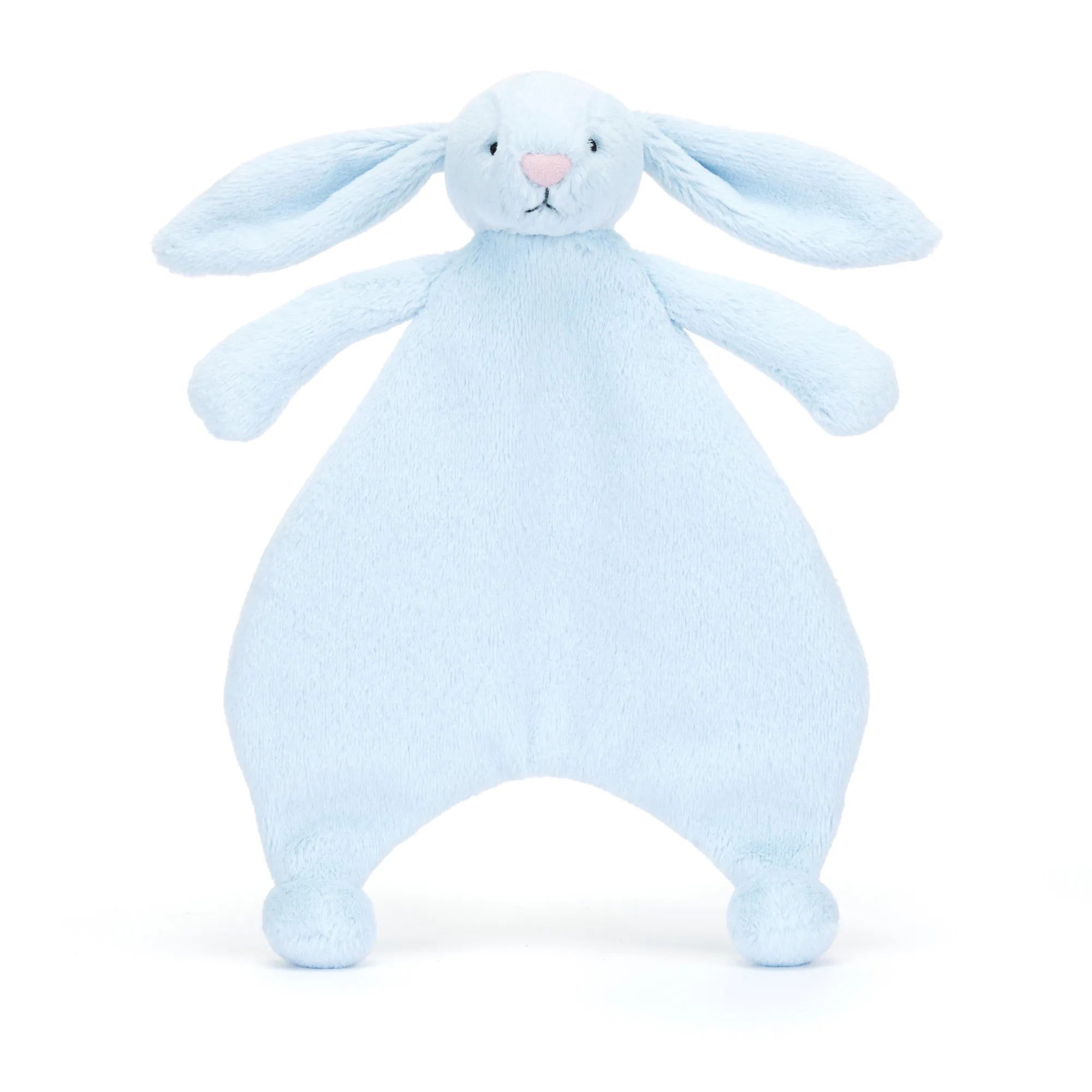 JELLYCAT BASHFUL BLUE BUNNY COMFORTER CMF4BB 1