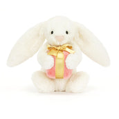Load image into Gallery viewer, JELLYCAT BASHFUL BUNNY WITH PRESENT BB6PR 1
