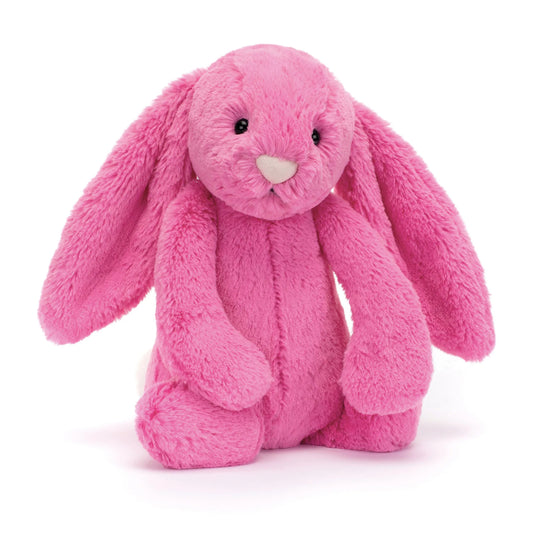 JELLYCAT BASHFUL HOT PINK BUNNY MEDIUM BAS3BHP 1