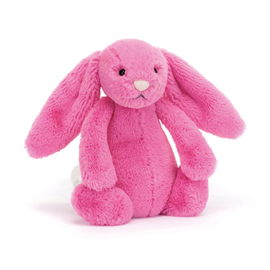 JELLYCAT BASHFUL HOT PINK BUNNY SMALL BASS6BHP 1