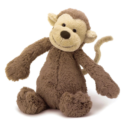 JELLYCAT BASHFUL MONKEY ORIGINAL MED BAS3MKNN 1