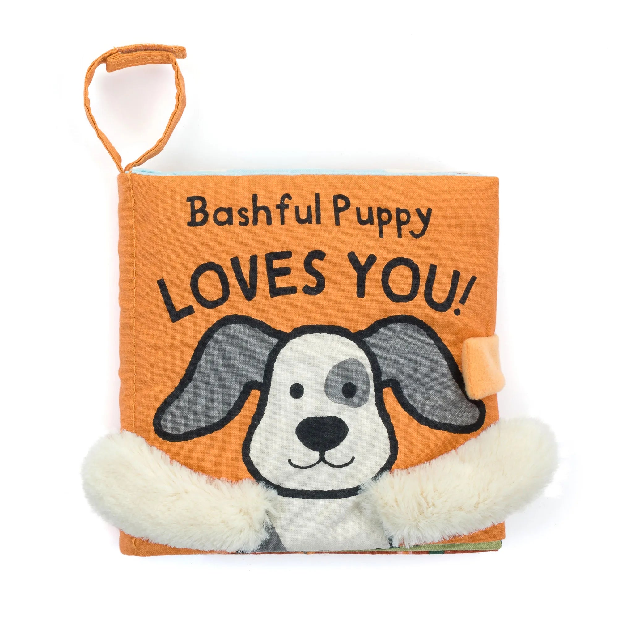 JELLYCAT BASHFUL PUPPY LOVES YOU BOOK BK4BPLY 1