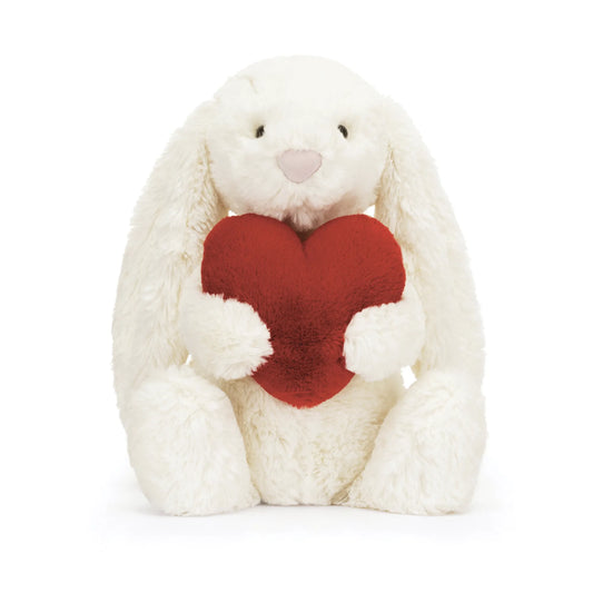 Jellycat Bashful Red Love Heart Bunny Medium BB3LOVEN 1
